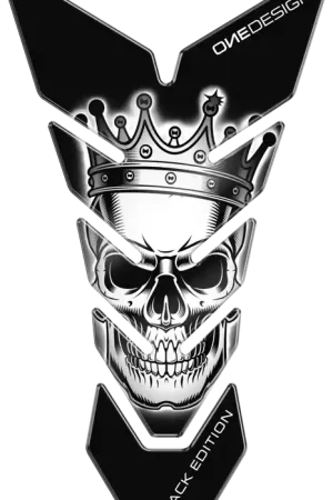 Alleen Vandaag PRINT - TANKPAD BLACK EDITION KING - Tank Pad - Geschikt voor elke motor